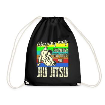 Ju-Jitsu Jujutsu Jiu-Jitsu - Turnbeutel - Schwarz - Vorne