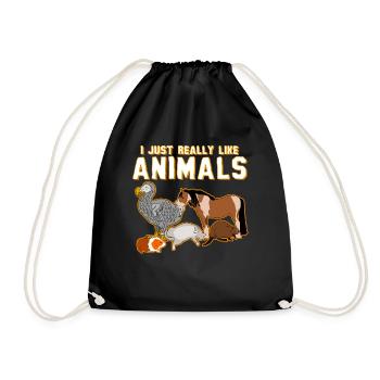 Veterinary Assistant Pets Veterinarian - Drawstring Bag - black - Front