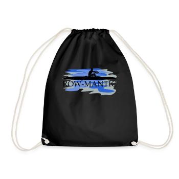 Rowing Club Romantic Rowing Boat - Turnbeutel - Schwarz - Vorne
