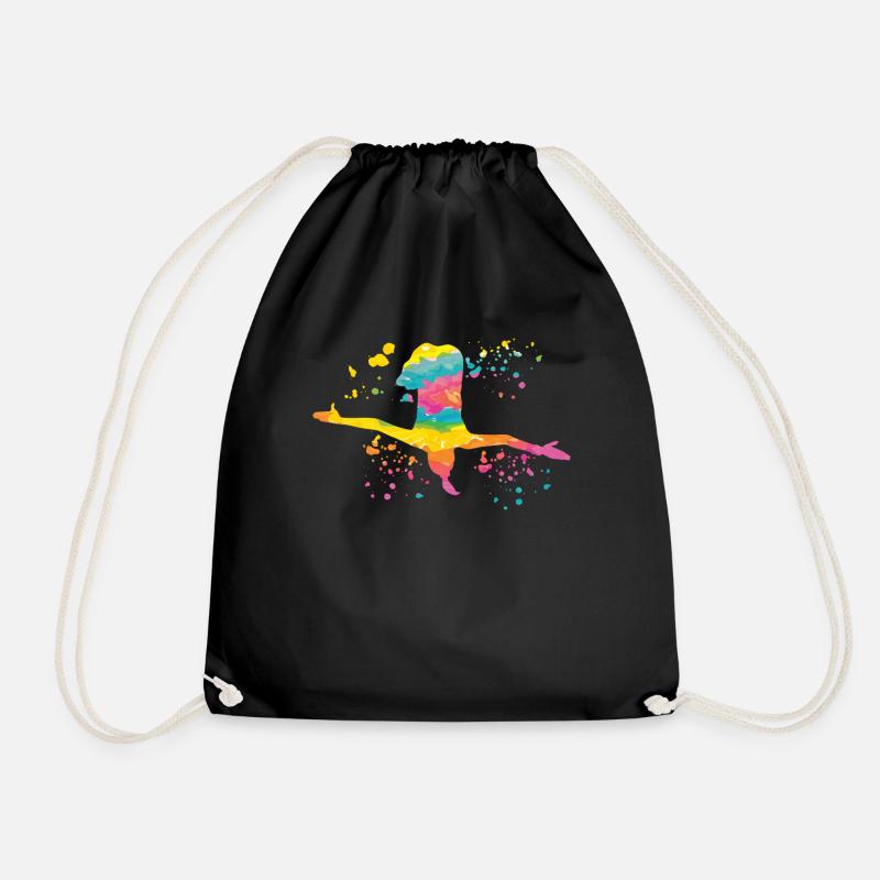 High Diving Platform Design - Drawstring Bag - black