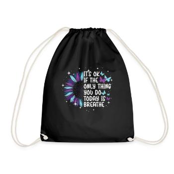 Suicide Prevention Awareness - Drawstring Bag - black - Front