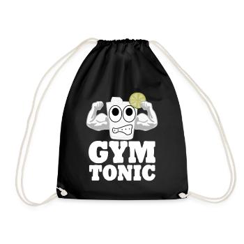 Gym Motivation Musculation Entraînement - Sac de sport léger - noir - Devant