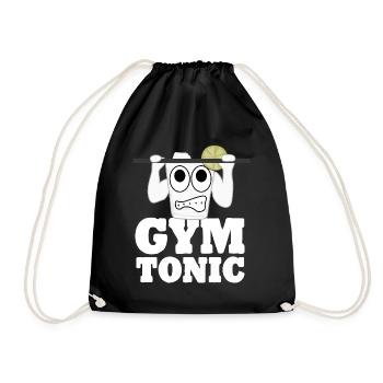 Bodybuilding Motivation Gym - Drawstring Bag - black - Front