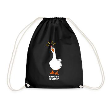Goose Bumps Geese Goosebumps - Drawstring Bag - black - Front