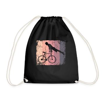 Artistic Cycling Artistic Cyclist - Drawstring Bag - black - Front