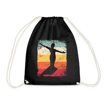 Plongeon, Saut artistique, Plongeon synchronisé - Sac de sport léger - noir - Devant