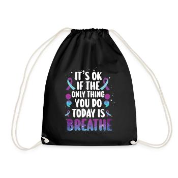 Suicide Prevention Awareness - Drawstring Bag - black - Front