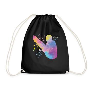 Plongeon, Plongeon synchronisé, Saut artistique - Sac de sport léger - noir - Devant