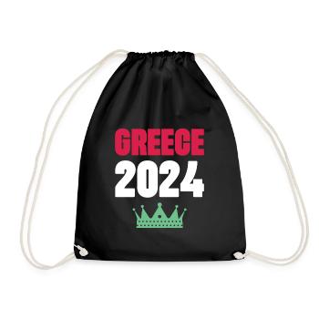 Greece 2024 Holidays - Drawstring Bag - black - Front