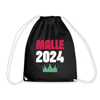 Malle 2024 Holiday - Drawstring Bag - black - Front