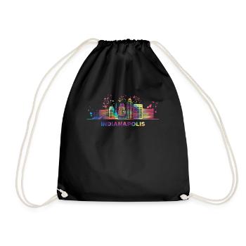 Ligne d’horizon de l’Indiana Indianapolis - Sac de sport léger - noir - Devant
