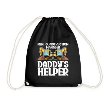 Chef de projet de construction - Sac de sport léger - noir - Devant