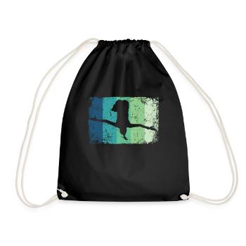 Synchronized Water Diver High Diver - Drawstring Bag - black - Front