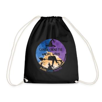 Cancer, Sorcière, Calendula, Cancer de la vessie - Sac de sport léger - noir - Devant