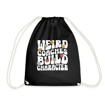 Weird Coaches Form Character Coach - Drawstring Bag - black - Front