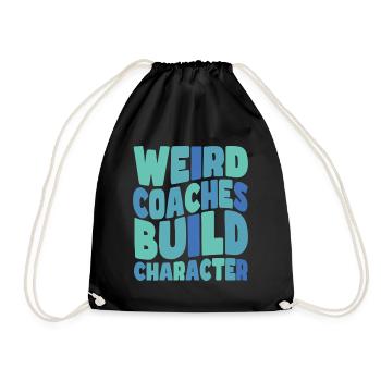 Weird Coaches Form Character Coach - Drawstring Bag - black - Front