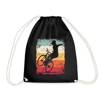 Artistic Cycling Artistic Cyclist - Drawstring Bag - black - Front