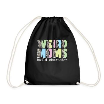 Les mamans bizarres construisent leur caractère - Sac de sport léger - noir - Devant