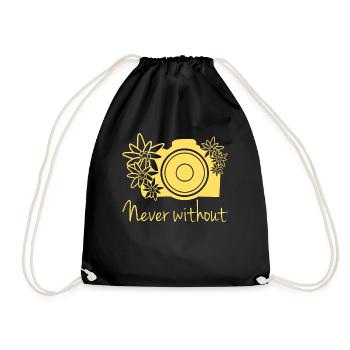 Photographer Photograph Photography - Drawstring Bag - black - Front