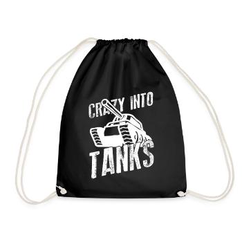 Pilote de char MBT Tanks - Sac de sport léger - noir - Devant