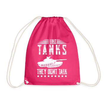 Battle Tanks MBT Tank Combat - Turnbeutel - Fuchsia - Vorne