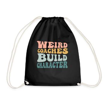 Weird Coaches Form Character Coach - Drawstring Bag - black - Front