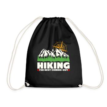 Randonnée Randonneur en plein air Trekking - Sac de sport léger - noir - Devant