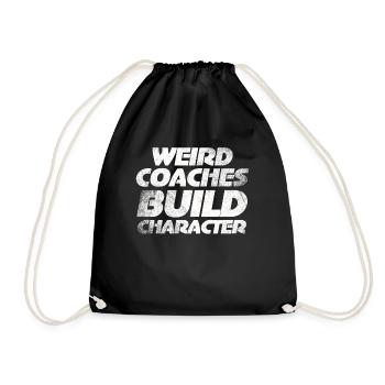 Weird Coaches Form Character Coach - Drawstring Bag - black - Front