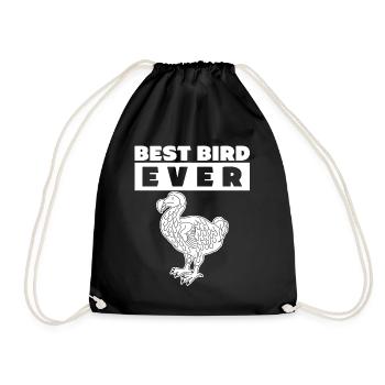 Dodo Best Bird Ever Dodos - Turnbeutel - Schwarz - Vorne