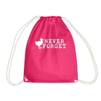 Dodo - Drawstring Bag - fuchsia - Front