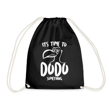 Dodo Funny Dodos - Drawstring Bag - black - Front