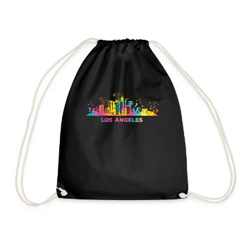 La ligne d’horizon d’Angeleno à Los Angeles - Sac de sport léger - noir - Devant