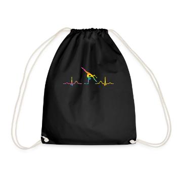 Clubs de gymnastique ECG Gymnastique rythmique - Sac de sport léger - noir - Devant