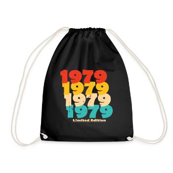 1979: Limited Edition - 45th Anniversary - Drawstring Bag - black - Front