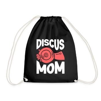 Lanceur de disque Athlétisme Lancer du disque - Sac de sport léger - noir - Devant