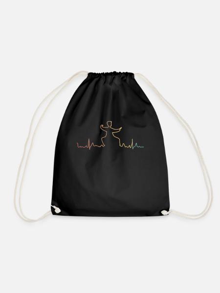 Qigong Rétro Thai Chi Chigong Qi Gong - Sac de sport léger - noir