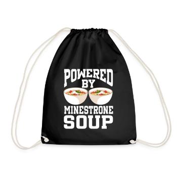 Soupe Powered By Minestrone - Sac de sport léger - noir - Devant