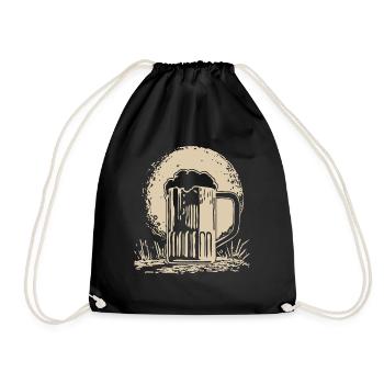 Brasserie maison Beer Brewing Moon - Sac de sport léger - noir - Devant