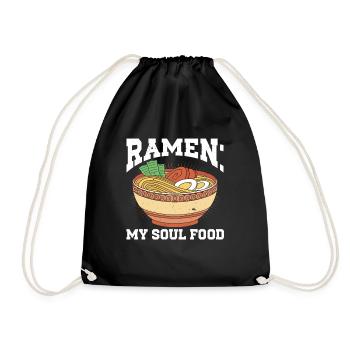 Ramen Lover Soupe de nouilles japonaise Ramen - Sac de sport léger - noir - Devant