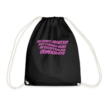 Republican Conservative Patriotism - Drawstring Bag - black - Front