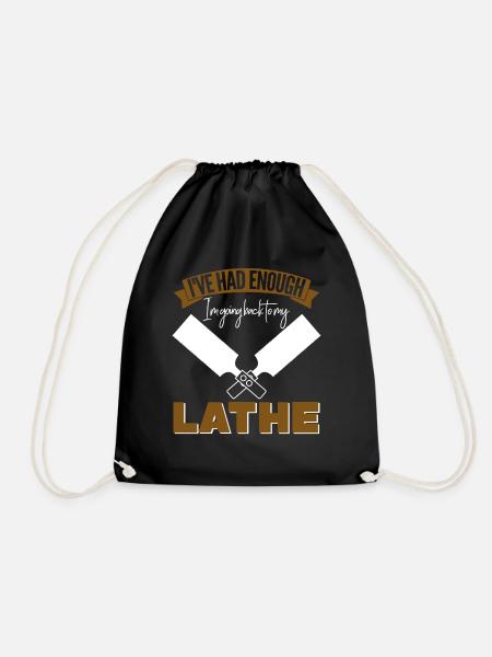 Turner Wood Workshop Lathe Woodturning - Turnbeutel - Schwarz