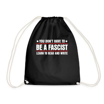 Tolérance Humanité Antifascisme Respect - Sac de sport léger - noir - Devant