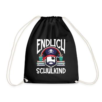 School 1st Grade - Drawstring Bag - black - Front