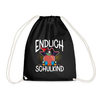 School 1st Grade - Drawstring Bag - black - Front