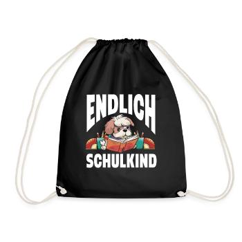 School 1st Grade - Drawstring Bag - black - Front
