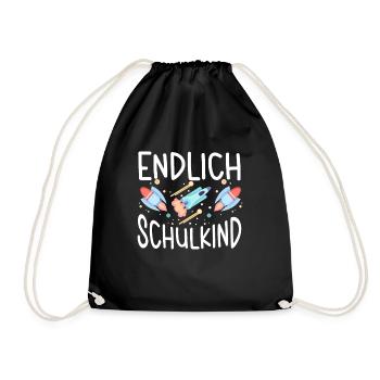 School 1st Grade - Drawstring Bag - black - Front