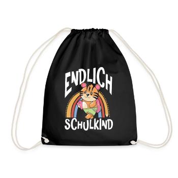 School 1st Grade - Drawstring Bag - black - Front
