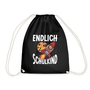 School 1st Grade - Drawstring Bag - black - Front