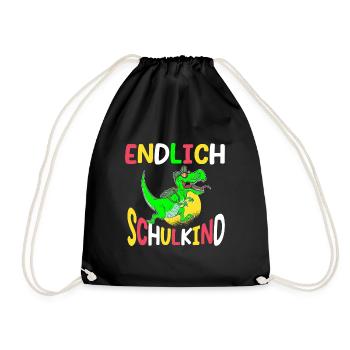 School 1st Grade - Drawstring Bag - black - Front