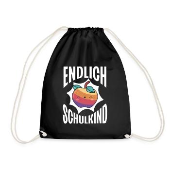 School 1st Grade - Drawstring Bag - black - Front